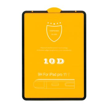Folie protectie 10D, din sticla securizata, pentru iPad 11  (10.9'')