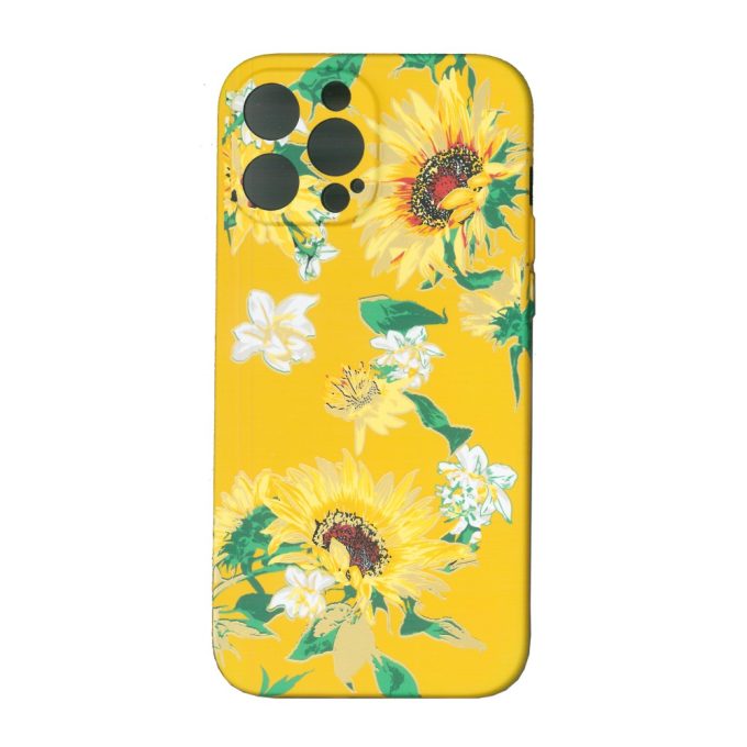 Husa protectie spate, cu motiv floral, Luxo, pentru iPhone 13 Pro