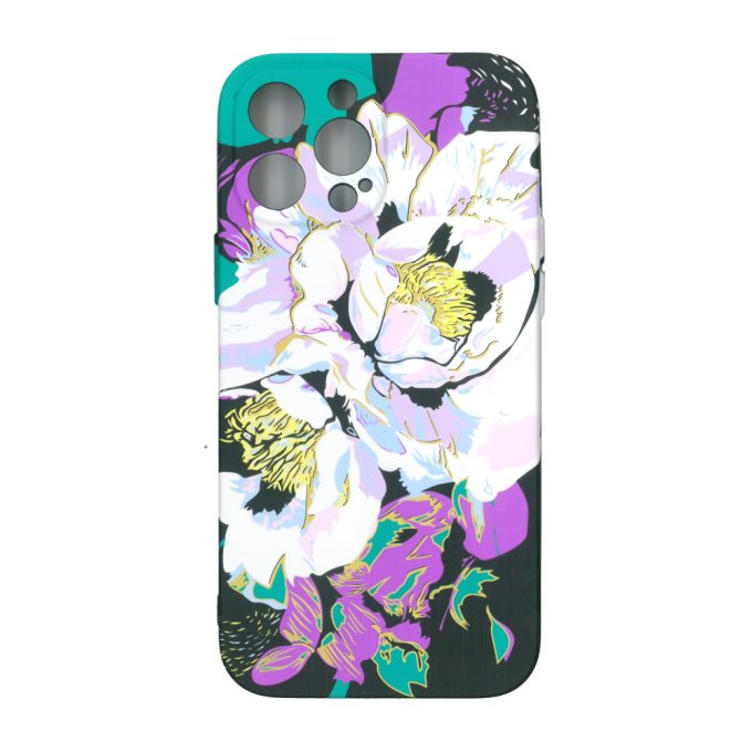 Husa protectie spate, cu motiv floral, Luxo, pentru iPhone 13 Pro Max